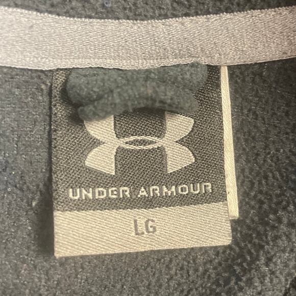 Under Amour Mens Large 100% Polyester Long Sleeve Quarter Zip Pullover Jacket - Picture 5 of 5